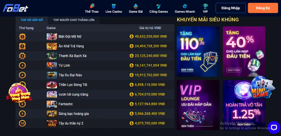 Banner khuyến mãi độc quyền tại 286bet